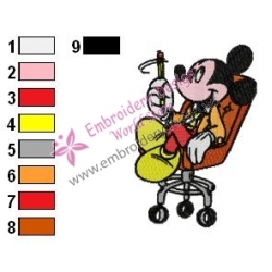 Mickey Mouse Cartoon Embroidery 46